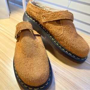 Dr. Martens Tan Mules